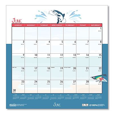 House of Doolittle Recycled Seasonal Wall Calendar, Illustrated Seasons Artwork, 12 x 12, 12-Month (Jan to Dec): 2026 (338)