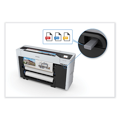 Epson SureColor T5770DM 36" Large-Format Multifunction CAD/Technical Printer (EPSSCT5770DM)