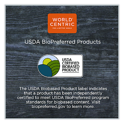 World Centric Fiber Containers, 8.7 x 6.5 x 2.1, Natural, Paper, 400/Carton (WORCTSCU2LFP)