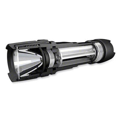 Rayovac Virtually Indestructible LED Flashlight, 3 AAA Batteries (Included), Black (RAYROVDIY3AAA1)