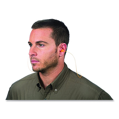 Howard Leight by Honeywell TrustFit Pod Corded Reusable Foam Earplugs, One Size Fits Most, 28 dB NRR, Orange, 1,000/Carton (HOWTRSTFITPOD30)