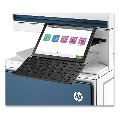 HP Color LaserJet Enterprise Flow MFP 6800zf Printer, Copy/Fax/Print/Scan (6QN36A#BGJ)