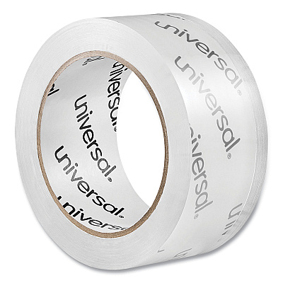 Universal Moving and Storage Packing Tape, 3" Core, 1.88" x 54.6 yd, Clear, 6/Pack (UNV33102)