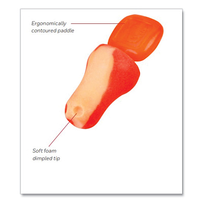 Howard Leight by Honeywell TrustFit Plus Reusable Bell Shaped Uncorded Foam Earplugs, Uncorded, One Size Fits Most, 31 dB NRR, Orange, 1,000/Carton (HOWTFPLUS1)