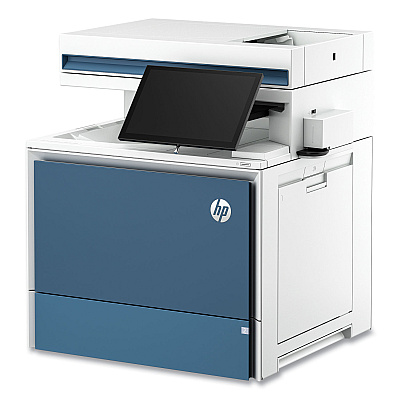 HP Color LaserJet Enterprise Flow MFP 5800zf Printer, Copy/Fax/Print/Scan (58R10A#201)