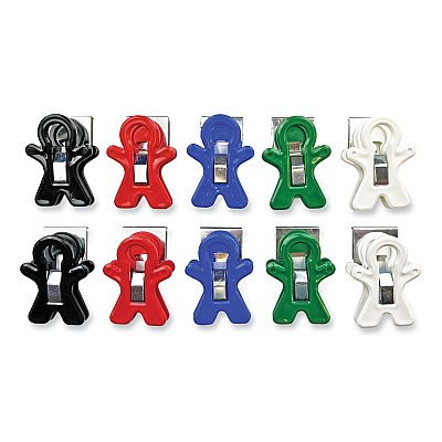 TPG Creations Magnet Man, Assorted Colors, 10/Pack (TPG13210)