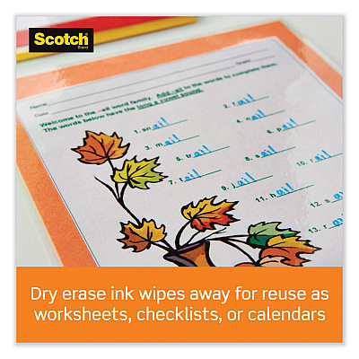 Scotch Laminating Pouches, 3 mil, 8.9 x 11.4, Clear, 20/Pack (MMMTP385420DE)