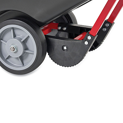 Rubbermaid Commercial BRUTE Rotomolded Tilt Truck, 0.5 cu yd, 850 lb Capacity, Plastic, Black (RCP1305BLA)