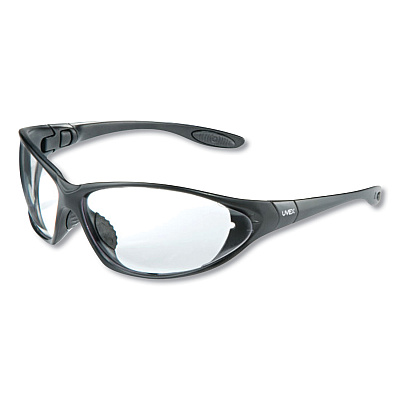 Honeywell Uvex Seismic Sealed Eyewear, Black Polycarbonate Frame, Clear Polycarbonate Lens (UVXS0600HS)