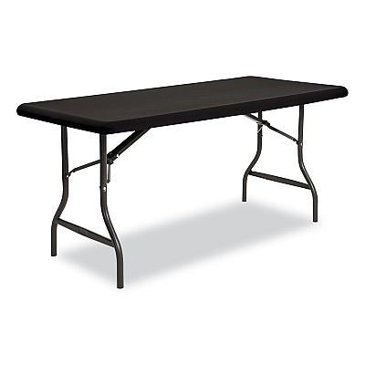 Iceberg iGear Fabric Table Top Cap Cover, Polyester, 30 x 96, Black (ICE16631)