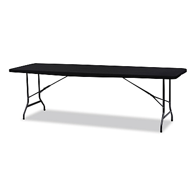 Iceberg iGear Fabric Table Top Cap Cover, Polyester, 30 x 96, Black (ICE16631)