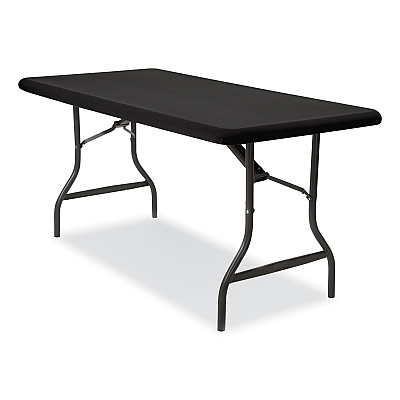 Iceberg iGear Fabric Table Top Cap Cover, Polyester, 30 x 96, Black (ICE16631)