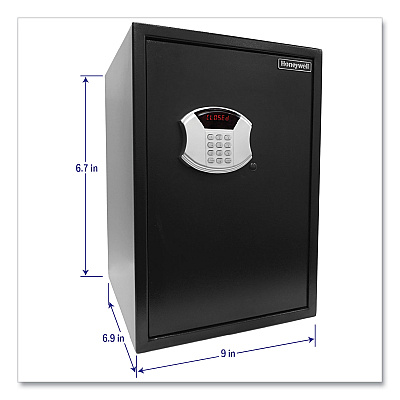 Honeywell Digital Steel Security Safe with Drop Slot, 15 x 7.8 x 22, 2.87 cu ft, Black (HWL5107S)