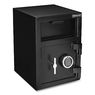 Honeywell Steel Depository Safe with Digital Lock, 14 x 15.2 x 20.2, 1.06 cu ft, Black (HWL5912)