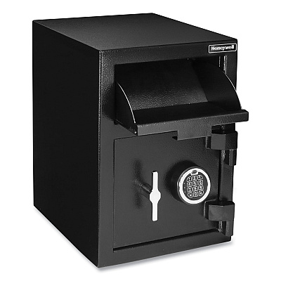 Honeywell Steel Depository Safe with Digital Lock, 14 x 15.2 x 20.2, 1.06 cu ft, Black (HWL5912)