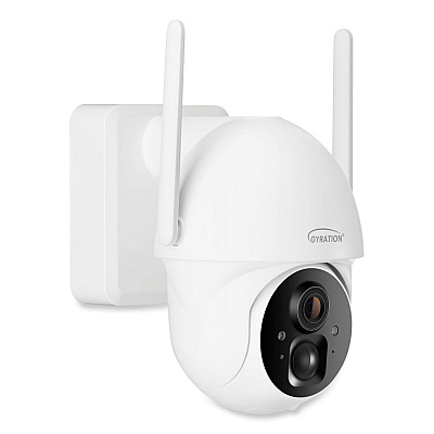 Gyration Cyberview 3020 3MP Smart WiFi Pan/Tilt Camera with Solar Panel, 2304 x 1296 Pixels (ADECYBRVIEW3020)