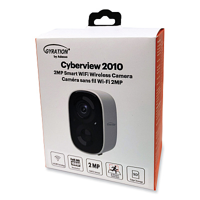 Gyration Cyberview 2010 2MP Smart WiFi Wireless Camera, 1920 x 1080 Pixels (ADECYBRVIEW2010)