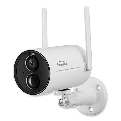 Gyration Cyberview 3010 3MP Smart Wifi Bullet Camera with Solar Panel, 2304 x 1296 Pixels (ADECYBRVIEW3010)