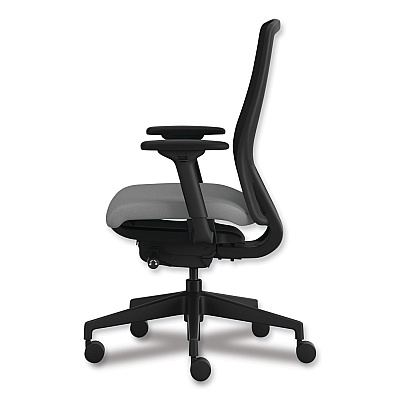 HON Nucleus Series Recharge Task Chair, 16.63 to 21.13 Seat Height, Frost Seat, Black Back, Black Base (HONNR12SAMC22BT)