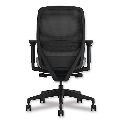 HON Nucleus Series Recharge Task Chair, 16.63 to 21.13 Seat Height, Frost Seat, Black Back, Black Base (HONNR12SAMC22BT)
