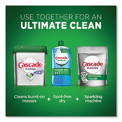Cascade ActionPacs, Fresh Scent, 26.7 oz Tub, 48/Tub, 3 Tubs/Carton (PGC27425)