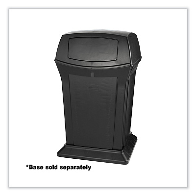 Rubbermaid Commercial Ranger Fire-Safe Container, 45 gal, Structural Foam, Black (RCP917188BLA)