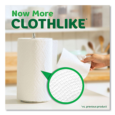 Bounty Kitchen Roll Paper Towels, 2-Ply, White, 10.5 x 11, 87 Sheets/Roll, 4 Triple Rolls/Pack, 6 Packs/Carton (PGC06109)
