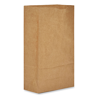General Grocery Paper Bags, #6 Size, 6" x 3.63" x 11.06", Natural, 500/Bundle (BAGGK6500)