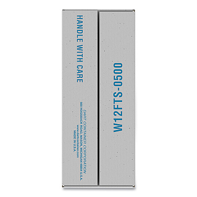 Dart Lids for Foam Cups and Containers, Fits 12 oz Cups, Translucent, 1,000/Carton (DCCW12FTS)