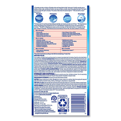 LYSOL Disinfectant Spray II Pet Odor Eliminator, Fresh, 15 oz Aerosol Spray, 12/Carton (RAC99804CT)