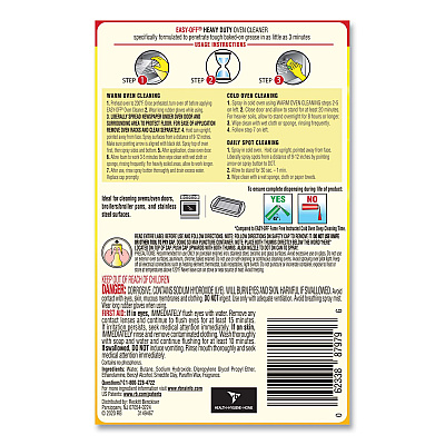EASY-OFF Heavy Duty Oven Cleaner, Fresh Scent, Foam, 14.5 oz Aerosol Spray (RAC87979)