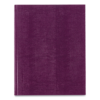 Blueline Executive Notebook with Ribbon Bookmark,1 Subject, Medium/College Rule, Grape Cover, (75) 10.75 x 8.5 Sheets (REDA1095)