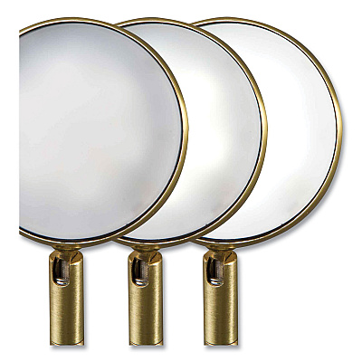 OttLite Wellness Series Direct LED Desk Lamp, 4" to 18" High, Brass (OTTCS01BS9SHPR)