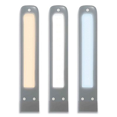 OttLite Cool Breeze Fan Lamp, 15" to 26.5" High, Gray (OTTF261G9SHPR)