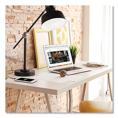 OttLite Wellness Series Balance LED Desk Lamp, 4" to 18" High, Black (OTTCS01KA9SHPR)