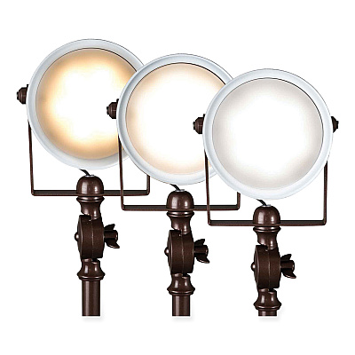 OttLite Wellness Series Restore LED Desk Lamp, 9" to 22", Rubbed Bronze (OTTCS01RB9SHPR)