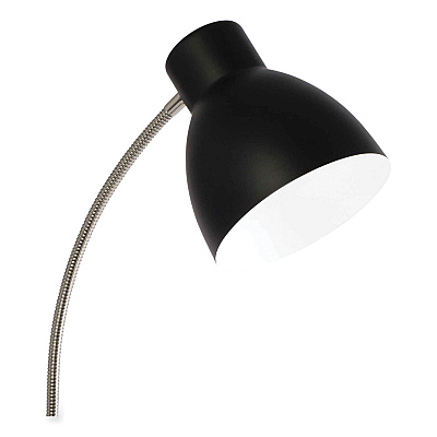OttLite Wellness Series Adjust LED Desk Lamp, 3" to 22" High, Silver/Matte Black (OTTCS01KC9SHPR)