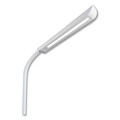 OttLite Wellness Series Power Up LED Desk Lamp, 13" to 21" High, White (OTTCS030QISHPR)