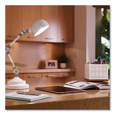OttLite Wellness Series Revive LED Desk Lamp, 15.5" High, White (OTTF1485009SHPR)