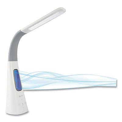 OttLite Cool Breeze Fan Lamp, 15" to 26.5" High, White (OTTF26WG9SHPR)