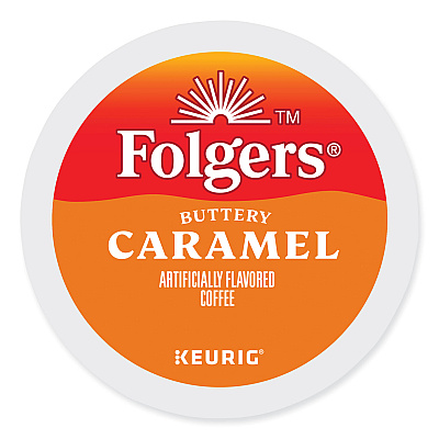Folgers Buttery Caramel Coffee K-Cups, 24/Box (GMT6680)