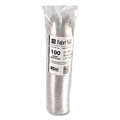Fabri-Kal Greenware Cold Drink Lids, Fits 16 oz to 24 oz, Clear, 1,000/Carton (FABDLKC1624S)
