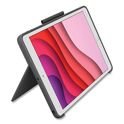 Logitech Combo Touch iPad Keyboard Case for iPad 7th, 8th, and 9th Generation (LOG920009608)
