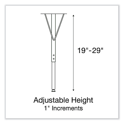 Correll Adjustable Activity Table, Rectangular, 60" x 30" x 19" to 29", Medium Oak Top, Black Legs, 4/Pallet (CRL3060TF06954P)