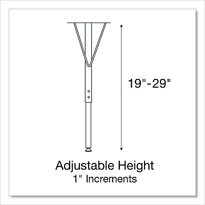 Correll Adjustable Activity Table, Rectangular, 48" x 24" x 19" to 29", Medium Oak Top, Black Legs, 4/Pallet (CRL2448TF0695K4)
