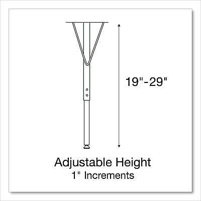 Correll Height Adjustable Activity Tables, Round, 60" x 19" to 29", Medium Oak Top, Black Legs, 4/Pallet (CRL60TFRD0695K4)