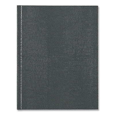 Blueline Executive Notebook, 1-Subject, Medium/College Rule, Cool Gray Cover, (72) 9.25 x 7.25 Sheets (REDA7GRY)