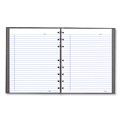 Blueline NotePro Notebook, 1-Subject, Medium/College Rule, Cool Gray Cover, (75) 9.25 x 7.25 Sheets (REDA7150GRY)