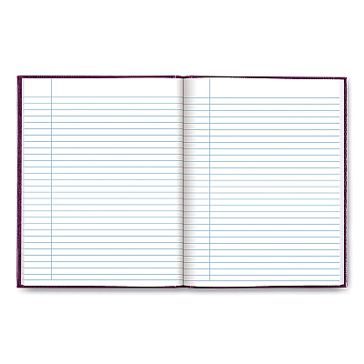 Blueline Executive Notebook, 1-Subject, Medium/College Rule, Grape Cover, (72) 9.25 x 7.25 Sheets (REDA7RAS)