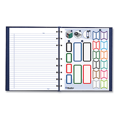 Blueline NotePro Notebook, 1-Subject, Medium/College Rule, Blue Cover, (75) 9.25 x 7.25 Sheets (REDA7150BLU)